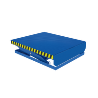 Top 2 tonnes électrique ciseaux niveleur de quai Cargo Table élévatrice plate-forme hydraulique fixe conteneur rampe de chargement pour chariot élévateur