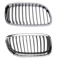 51137201968 Grille de pare-chocs avant en plastique de haute qualité CHROME+NOIR pour Série 3 318 320 325 328 330 E90/E91 LCI 2008-2012