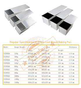Poêle à <span class=keywords><strong>pain</strong></span> en aluminium antiadhésif de 450g, ustensiles de cuisson en acier inoxydable, <span class=keywords><strong>sans</strong></span> trous pour le four, pour <span class=keywords><strong>Sandwich</strong></span> <span class=keywords><strong>pain</strong></span> - Product Image 3