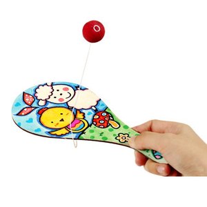 Juguete de Cricket de Madera Hecho a Mano con Diseño de Dibujos Animados y Pintado a Mano - Manualidades y Suministros para Educación Temprana - Product Image 1
