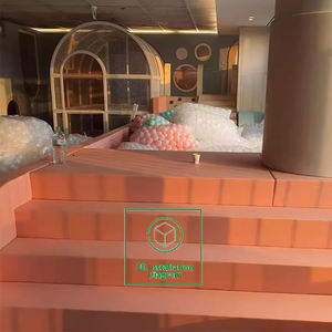 Надежная безопасная игровая площадка для помещений, мягкая игровая площадка, набор для детей, Коммерческая детская игровая площадка с шариковым бассейном и горкой - Product Image 3