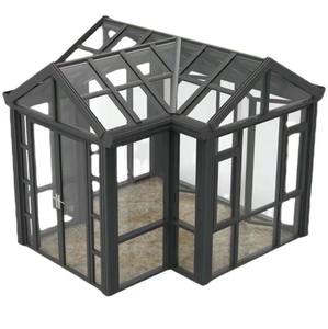 Terrasse extérieure balcon véranda avec panneaux solaires extérieur aluminium coulissant verre abri de piscine véranda toit évolutif - Product Image 5