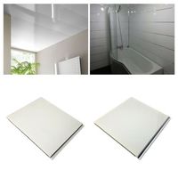 Panel de Techo de PVC Impermeable y Ligero para Interiores Modernos, Panel de PVC Resistente a Impactos para Decoración de Proyectos Hoteleros