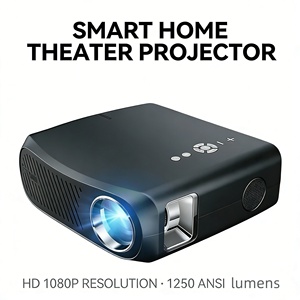 1750 ANSI Lumens 4K/1080P Smart Android <b>Projector</b> 4k WiFi 2GB RAM Stereo Speakers Portable <b>LED</b> - Product Image 1