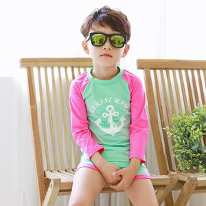 Conjunto de Ropa de Natación para Niños y Niñas Shishi Kid, Traje de Baño con Diseño de Ancla - Product Image 2