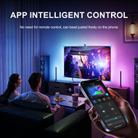 WITOP Smart RGBIC TV Ambient Light HDMI Sync Box LED Strip Backlight avec caméra, synchronisation musicale pour jeux et home cinéma