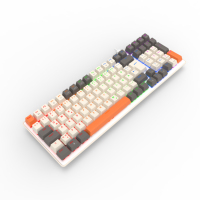 Nouveau clavier de jeu mécanique RVB avec rétro-éclairage LED Interface USB filaire Langue coréenne pour les joueurs