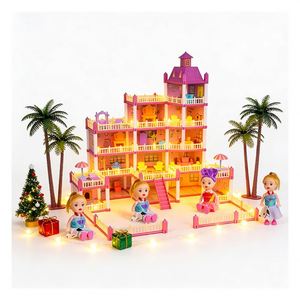 Kit de Casa de Muñecas en Miniatura de Plástico con Cocina, Olla, Mesa y Muebles, Regalo Creativo para Niños, Adultos y Coleccionistas - Product Image 1