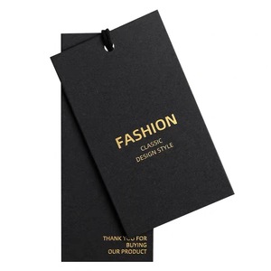 Etiquetas colgantes de material de terciopelo personalizadas, etiquetas de ropa de lujo, etiquetas oscilantes de ropa suave, etiquetas de marca de ropa Premium - Product Image 5