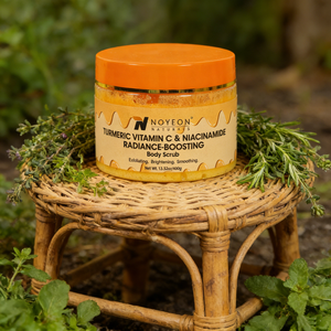 สครับขัดผิวด้วยขมิ้น วิตามินซี ไนอะซินาไมด์ และเกลือ ช่วยลด<span class=keywords><strong>สิว</strong></span>ที่<span class=keywords><strong>หลัง</strong></span>และผิวกาย  ทำความสะอาดอย่างเป็นธรรมชาติ - Product Image 5