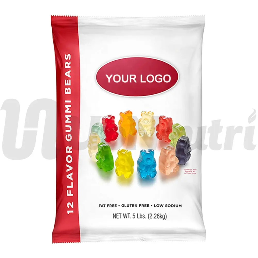 Disesuaikan Kualitas Tinggi Beberapa Rasa Suplemen Makanan Gummy Sweet Gummy Bears