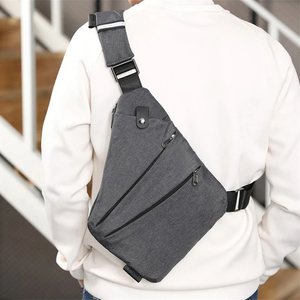 Bolso Bandolera Antirrobo Personal para Viajes, Deportes, Correr, Cartera Invisible, Multifuncional, Antisalpicaduras, Bolso de Pecho para Hombre - Product Image 3