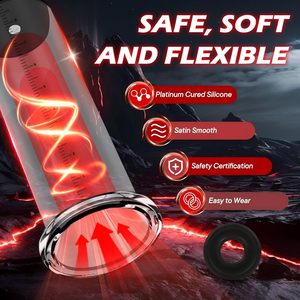 Otomatik Penis pompası Penis büyütücü vakum pompası erkekler için seks oyuncakları penil büyük eğitmen yetişkin erkek Masturbator Penis büyütme - Product Image 3