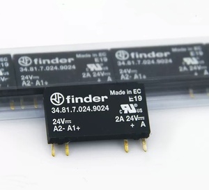 Finderelectromechanical Relay 24VDC 2A SPST-NO Relay mô-đun giao diện 38.81.7.024.9024 34.81.7.024.9024 + 93.01.7.024 ổ cắm - Product Image 2