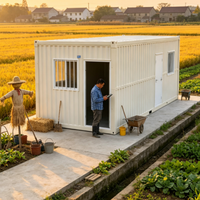 Maison conteneur pliable X à prix de gros, bâtiment modulaire préfabriqué portable à ossature en acier