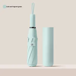 <span class=keywords><strong>Parapluie</strong></span> pliable automatique à double usage, à coins arrondis, pour le soleil et la pluie, léger, <span class=keywords><strong>petit</strong></span> pare-soleil, vente en gros - Product Image 6