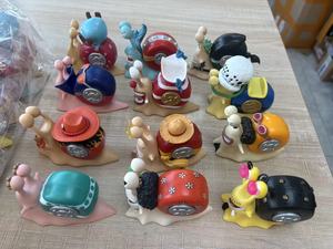 Set de 12 Figuras de Acción de 8cm, Accesorios de Manga, Figura de One Piece, Figura de Acción de Anime, <span class=keywords><strong>Luffy</strong></span>, Chopper, <span class=keywords><strong>Den</strong></span> <span class=keywords><strong>Den</strong></span> <span class=keywords><strong>Mushi</strong></span>, Estatuas de Juguete - Product Image 2