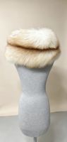 Écharpe de luxe en fourrure de renard roux véritable de haute qualité, respirante et écologique, pour femme, longue/courte/moyenne, idéale pour l'hiver