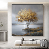Peinture abstraite purement peinte à la main, style Wabi-sabi, peinture texturée 3D sur toile, peinture murale suspendue, art mural haut de gamme pour salon.
