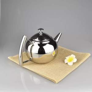 <span class=keywords><strong>Teiera</strong></span> Linglong con smalto in acciaio <span class=keywords><strong>inox</strong></span> argento/oro stoviglie resistente al calore <span class=keywords><strong>teiera</strong></span> fiore con filtro per il tè acqua caffè - Product Image 6