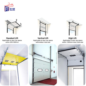 Puerta <span class=keywords><strong>de</strong></span> Garaje Seccional Industrial Resistente a la Oxidación, Fabricada en Acero Inoxidable con Larga Vida Útil - Product Image 4