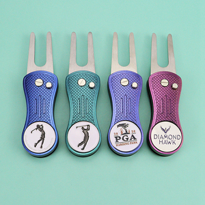 Etiqueta final Coin Lines Putt Kids Pitch Cute Clip Face Fold Shoe <span class=keywords><strong>Greengolf</strong></span> Handle Patch Water Depot CAT Silicon Golf Marker Magnético - Product Image 4
