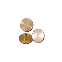 Piezas de reloj de pared DIY: cabezal de metal dorado y herramienta de montaje