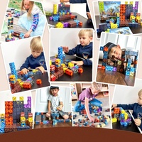 Fabricante con 25 Años de Experiencia Bloques Magnéticos de Construcción Set Mi Mundo de Imanes Jardín Juguetes para Niños Mayores de 3 Años