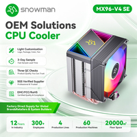 Ventilateur 90 mm noir compact pour mini-ordinateur ITX, format réduit, pour importateurs B2B avec personnalisation basée sur des dessins, prêt pour l'ODM, vente en gros