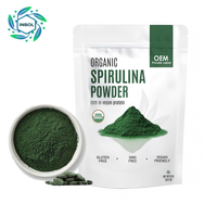 Poudre d'extrait de spiruline biologique de qualité alimentaire en gros sous marque privée et comprimés de spiruline à vendre