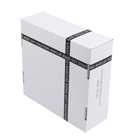 Boîte d'expédition ondulée Carton personnalisé noir blanc marbre boîte postale personnalisée avec Logo imprimé boîte de courrier