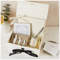 Boîtes à vêtements en carton rigide aimant personnalisable écologique blanc de luxe avec fermeture magnétique boîte d'emballage cadeau à couvercle coulissant
