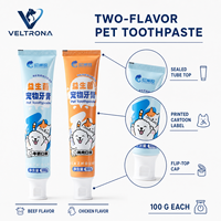 Set de Pasta Dental Probiótica para Mascotas, Cuidado Bucal para Perros y Gatos, Sabor a Leche y Pollo, Aliento Fresco, Control de Placa y Sarro, Venta al Por Mayor