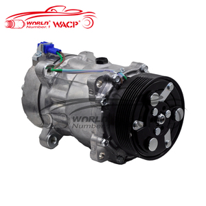 Compresor de aire 7V16 7PK para VW Crafter para Transporter <span class=keywords><strong>1995</strong></span>- 2000 357820803R 95NW19D629BB compresor de pieza de reparación de CA de coche WXVW065 - Product Image 2