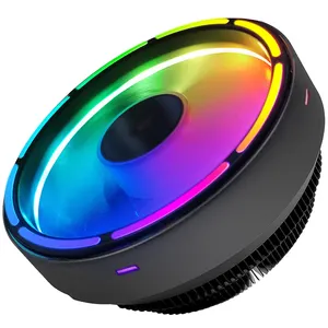 Popular Design COOLMOON Recommend Gaming Computer Cpu Air Cooler RGB Low Price OEM/ODM PC CPU Cooling Fan Good CPU Cooler