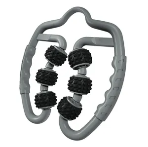 Rodillo de masaje muscular Fascia de seis ruedas para aliviar el dolor muscular Muslo Reducir la <span class=keywords><strong>celulitis</strong></span> Masaje de tejidos profundos - Product Image 1
