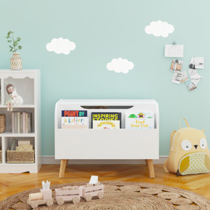 Baule Portaoggetti in Legno FCJ Modello AL1176 Made in China per Conservazione e Organizzazione Giocattoli - Product Image 3