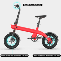 Nouveau design 2026 – Vélo électrique pliant en alliage d'aluminium avec moteur de moyeu arrière et batterie au lithium 36V pour adultes