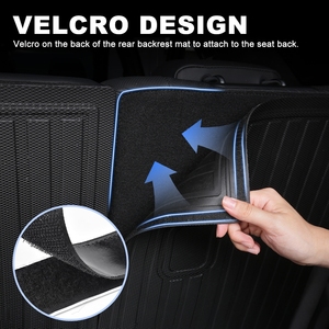 Tapis de voiture résistants à la chaleur et aux rayures, largement utilisé<span class=keywords><strong>s</strong></span>, tapis de siège arrière personnalisé<span class=keywords><strong>s</strong></span> en usine pour Hyundai Palisade 7 places 2026 - Product Image 3