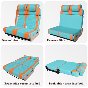 Venta al por mayor sofá plegable personalizado asiento respaldo ajustable con cuero y PU para RV <span class=keywords><strong>Camper</strong></span> <span class=keywords><strong>furgonetas</strong></span> y para <span class=keywords><strong>Iveco</strong></span> Motorhomes - Product Image 4