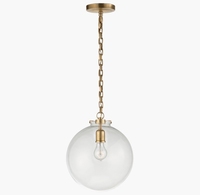 Yihao Style Américain LED Luminaire Suspendu Boule De Verre Led Design Décoratif LED Lustre Katie Globe Pendentif Lumière
