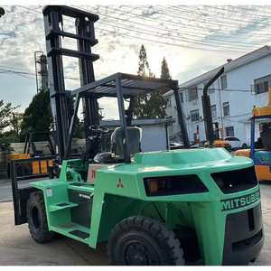 Japan Original <b>Used</b> Forklift Truck Diesel 7 Ton Mitsubishi FD70 Powered <b>Pallet</b> Stacker Mitsubishi/Heli/ Engine Side Shift Retail - Product Image 1