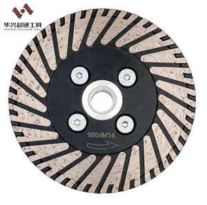 Lames diamantées pressées à chaud frittées de <span class=keywords><strong>125</strong></span> <span class=keywords><strong>mm</strong></span> (5 pouces) pour la coupe et le meulage avec bride M 14 - Product Image 1