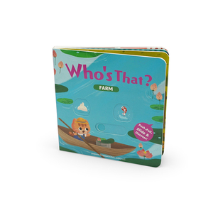 หนังสือเสียงแบบเลื่อนได้ ฟาร์มอินเตอร์แอคทีฟ พร้อมของเล่นเสริมพัฒนาการสำหรับเด็กเล็ก ฝึกทักษะการเรียนรู้เกี่ยวกับสัตว์ในฟาร์มและเกมซ่อนหา - Product Image 1