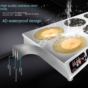 Cocinas de inducción multifunción de 4 quemadores Olla de arcilla comercial de cuatro cabezales Cocina de inducción comercial eléctrica - Product Image 3