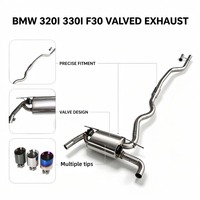 Échappement Catback en Acier Inoxydable Valvetronic pour BMW 320I 330I F30 2.0t 2013-2019 – Amélioration Acoustique des Tuyaux d'Échappement et du Silencieux