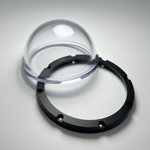 밀폐형 캐빈 심해 센서 카메라 볼록 렌즈 광학 돔 평면 유리 리튬 마그네슘 플루오라이드 수중용 - Product Image 1