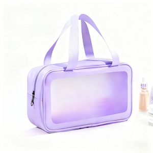 Custom Logo Printed Eco-Friendly for Zipper Fashionable <b>Makeup</b> Travel Cosmetic for <b>Bags</b> Daily Use - Product Image 3