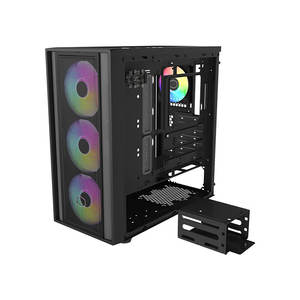 <span class=keywords><strong>Cooler</strong></span>-<span class=keywords><strong>Master</strong></span> Box600l Nouvelle version saisonnière ATX Mid Tower PC Case Back-Mounted MB Panneau avant perforé Double ordinateurs de jeu - Product Image 6