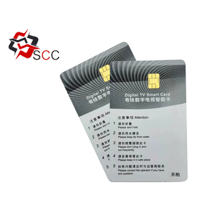Thẻ Trắng Thông Minh Pvc Với Dải Từ Fluerescent Security Và Sle5528 Chip Liên Lạc - Product Image 4